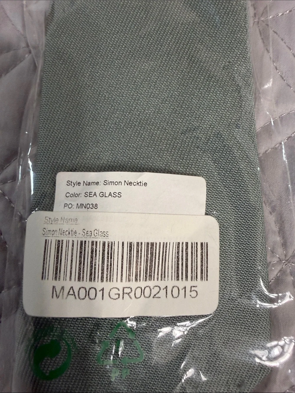 Men's Green Tie - Classic Solid Necktie